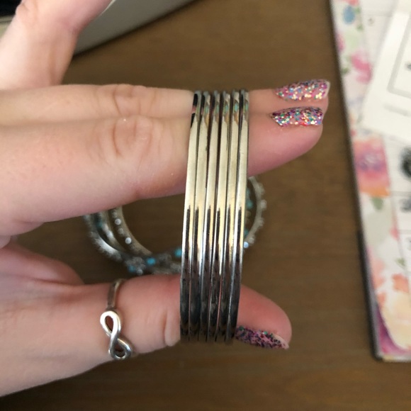 Turquoise bracelet set - Picture 4 of 5